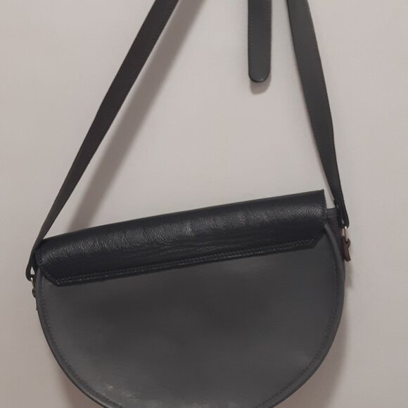 Leather Shoulder Bag Purse made in Krakow Poland - Picture 5 of 13